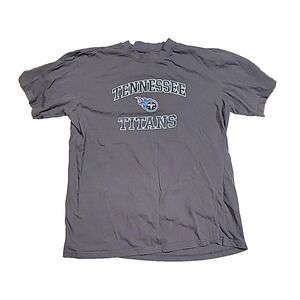 Team Apparel NFL Tennessee Titans Crewneck Football Athletic T-Shirt Men's 2XT
